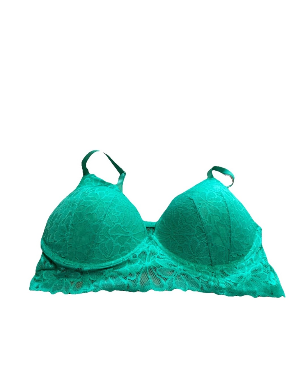Victoria Secret Women’s Green Push Up Bralette Bra! XL